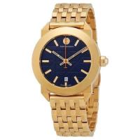 ราคา Tory Burch TB8003 Whitney Navy Dial Gold-Tone Ladies Watch  (25278540485)