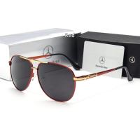 ราคา Polarized แว่นกันแดด แฟชั่น รุ่น Mercedes Benz MB 742 C-4 สีแดงตัดทองเลนส์ดำ แว่นตา ทรงสปอร์ต วัสดุ Stainless (544269334)