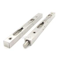 ราคา กลอนฝัง สแตนเลสเกรด 304 ขนาด 8นิ้ว สำหรับติดตั้งกับประตู กลอนฝังสแตนเลสคุณภาพ ทนทานไม่ขึ้นสนิม (4513049112)