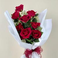 ราคา ช่อกุหลาบวาเลนไทน์ ช่อกุหลาบปลอม ดอกไม้วาเลนไทน์ จัดเข้าช่อพร้อมผูกโบว์ (16292182417)