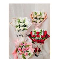 ราคา ช่อดอกกุหลาบ กุหลาบ 7 ดอก ดอกไม้ประดิษฐ์ +Lucky flower+ Flowers (26388653976)