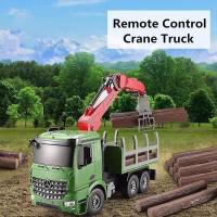 ราคา รถบังคับวิทยุ Double E E352-003 อัตราส่วน 1:20 รถเครนขนไม้ซุง Mercedes Arocs Crane Truck บังคับได้เสมือนจริง (5199404947)