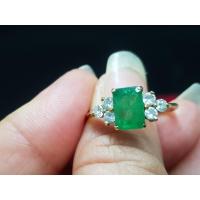 ราคา แหวนเพชรทองมรกตแท้100 (28123336502)