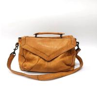ราคา VTG TOPSHOP Tan Real Leather Hand Crossbody Bag กระเป๋าหนังแท้ แบรนด์ดัง(s-25) (46402391992)