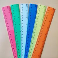 ราคา Cross-Border 15 ซม. ไม้บรรทัดไม้บรรทัด Double Oblique Plastic Ruleer นักเรียนโรงเรียนประถมศึกษา Har (28326563788)