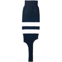 ราคา Mizuno Baseball Softball Socks Stockings Regular Cut Model 12JXBS21 Navy / White Line Type (42315271510)
