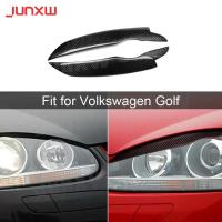 ราคา Carbon Fiber Car Front Bumper Eyelid Eyebrow Trims for Volkswagen C70 Golf 5 MK5 Headlight Eyelids (55902464184)