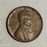 ราคา เหรียญลินคอล์นอเมริกา หลังรวงข้าว ปีเก่า 1956 (28603011194)