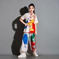 ราคา เด็กยาวแขนสั้นกลองศิลปะการต่อสู้เครื่องแต่งกายฝึกมังกรเต้นรําสิงโตเต้นรํากังฟูเกมโรงเรียนสมาคมจีนไทจิประสิทธิภาพเครื่องแต่งกาย10.16 (44324612927)