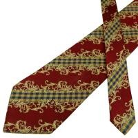 ราคา เนคไท Christian Dior Silk Crimson Red Stripe Korea เนคไทแบรนด์เนม ของแท้ (26343682332)