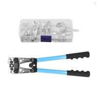 ราคา Wire Crimp คีม 60 ชิ้น Terminals ชุดความร้อนหดสายไฟ Connectors Crimper ชุดมือถือ Crimping Tool (28320367189)