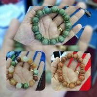 ราคา ข้อมือหยกพม่าแท้ หยกเขียว หยกน้ำผึ้งสำหรับข้อมือไม่เกิน 7 นิ้ว (6165612822)