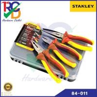 ราคา Stanley 84-011 ชุดคีมหุ้มฉนวนไฟฟ้า VDE 3 ชิ้น ( ปากจิ้งจก + ปากเฉียง + ปากแหลม ) (4760051605)