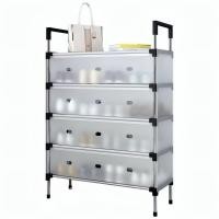 ราคา ชั้นวางของสแตนเลส 5 ชั้นพร้อมฉากกั้นกันฝุ่นชั้นวางรองเท้าสแตนเลส 5 ชั้นพร้อมฝาปิดตู้รองเท้ารุ่นใหม่ (47451405263)