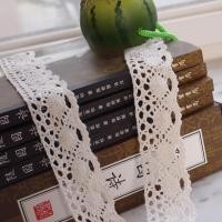 ราคา ผ้าฝ้ายลูกไม้ริบบิ้นลูกไม้ Cutout 4 ซม.ผ้าฝ้ายลูกไม้ DIY วัสดุผ้าเสื้อผ้าอุปกรณ์เสริมตกแต่งบ้านลูกไม้ (43854988488)