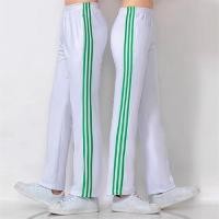 ราคา พร้อมส่ง กางเกงวอร์ม ขาว 3 แถบเขียว HNN Series นำเข้า (27480126043)