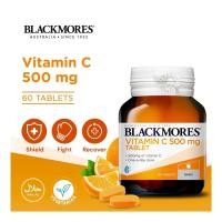 ราคา Blackmores Vitamin C 500 mg. 30's / 60's แบลคมอร์ส วิตามินซี 500mg. (18347692564)