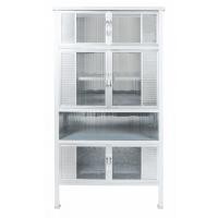 ราคา GlobalHouse CLOSE ตู้กับข้าวอลูมิเนียม โครงเหล็ก 3 ฟต 6 ประตู SENSE-B92 ขนาด 92x43x166 ซม.สีเงิน สินค้าของแท้คุณภาพดี (23956799124)