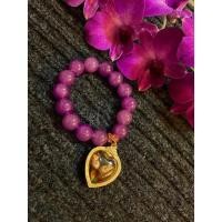 ราคา ข้อมือจี้นกสาริกาลิ้นทองคู่เลี่ยมกรอบทองไมครอน (19459272959)