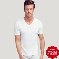 ราคา 【COD】Jockey® ELANCE Cotton Rich Cruiser V-Neck Men's T Shirt (28656915690)