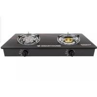 ราคา SMARTHOME เตาแก๊สหน้ากระจกสองหัวแบบธรรมดาและหัวเทอร์โบ รุ่น SM-GA2H-05 (43921285740)