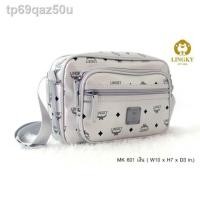 ราคา ✜กระเป๋าสะพาย Lingky หนัง PU ไซส์ใหญ่ 10" มีทั้งหมด 5 ซิป รุ่น MK 601 (10223427955)