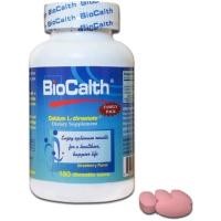 ราคา BioCalth® Chewable L-threonate Calcium 180 Tablets, Strawberry Flavor, Patented Calcium Supplement (14176494118)
