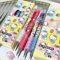 ราคา 1 ชุด(4 ชิ้น) คิตตี้ ปากกาเป็นกลาง ความร้อน-ลบได้ 0.5 มม.ปากกาสีดําสร้างสรรค์นักเรียนเครื่องเขียน (42807610159)