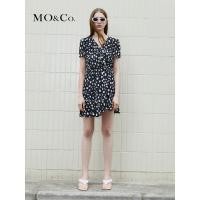 ราคา ชุดเดรสคอวีสำหรับวันหยุด ดีไซน์กระโปรงฝรั่งเศส สไตล์มอคโค (53002736376)