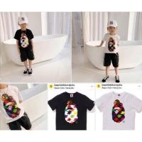 ราคา เสื้อยืดเด็ก Bape หน้าลิงดาว (2824057855)