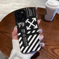 ราคา เคสสําหรับIphone 11Pro Max 14/15/16/17PRO MAX 11 12/6/7/8/Plus XR Xmax/15promax OFF-WHITEลูกศรเคสโทรศัพท์รวมทุกอย่างLambskinกันกระแทกปกอ่อน (41265140350)