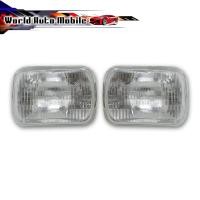 ราคา ไฟหน้า ชุด 2 ชิ้น เลนส์กระจก ใส ซ้าย+ขวา 5.5"x7.8" Mitsubishi L200 Cyclone รุ่นแรก ปี1979 - 1987 (9223273698)