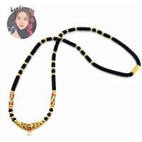 ราคา สร้อยกะลาห้อยพระ1องค์ ลงยาสีเขียวแดง ทองไมครอน (24577203124)