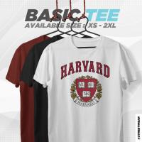 ราคา ♞,♘,♙Harvard UNIVERSITY TSHIRT / UNISEX TEE ผ้าฝ้าย 100% FSF (27733317850)