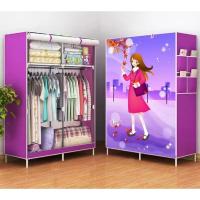 ราคา ตู้เสื้อผ้า พร้อมช่องเก็บของ รูดซิปปิดได้ ผ้าคลุมกันน้ำกันฝุ่นซักได้ (23586677739)