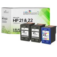 ราคา 3 ชิ้น \# 21 \# 22 ตลับหมึก C9351AN C9352AN สำหรับ HP Deskjet Fax Officejet PSC (24659117273)