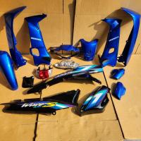 ราคา ชุดสี wave100s สีน้ำเงินดำ ติดลาย ปี2002 เฟรมรถ เวฟ110s ยกชุด13ชิ้น พร้อมไฟหน้า ไฟท้าย รวม15ชิ้น (23984575262)