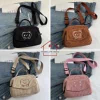 ราคา กระเป๋าสะพาย กระเป๋าใบเล็ก ผ้าลูกฟูก ลายการ์ตูน แฟชั่นผู้หญิง (48150354858)