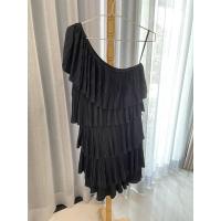 ราคา เดรสปาดไหล่ สีดำ ยี่ห้อChaps (8824634418)