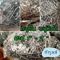 ราคา ตะปูเข็ม ตะปูหัวโต ตะปูนิ้ว ตะปูตอกไม้ 1”-2” (3646684839)
