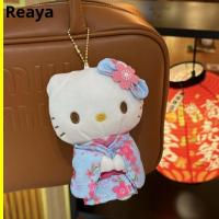 ราคา จี้กระเป๋าตุ๊กตา REAYA, พวงกุญแจลายการ์ตูน Sanrio Hello Kitty, ของขวัญพวงกุญแจรถตุ๊กตา Sakura Kimono Series (29474953959)