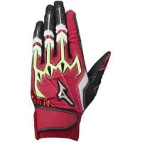 ราคา Mizuno Silicon Power Arc LI Replica W-Leather / Junior Batting Glove JM Red Black Lime (53501083636)
