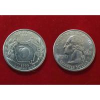 ราคา เหรียญ25เซ็นต์Quarter Dollarประเทศสหรัฐอเมริการัฐจอร์เจียปี1999 (18552955149)