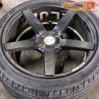 ราคา ล้อมือสอง CV5 ขอบ17 4รู100 สีดำด้าน (ราคา4วง) (47000748490)