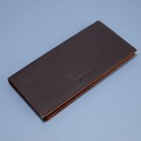 ราคา กระเป๋าสตางค์หนังแท้ ทรงยาว แบรนด์ Vifive สีน้ำตาลเข้ม (6447871135)