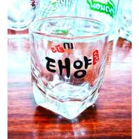 ราคา แก้วโซจูอย่างหนา มีหลายลายไห้เหลือก (พิเศษซื้อ5แถม1ใบ) (22251024866)