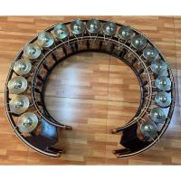 ราคา ลูกฆ้องวงเล็กเนื้อลงหินพร้อมร้านฆ้องผูกด้วยหนัง ฆ้องป้ามาลัย (42154181145)