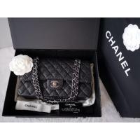 ราคา Very Like New!! Chanel Classic 10 Black Caviar SHW (4356698479)
