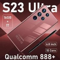 ราคา S23 Ultra Smartphone, แรม 6GB, รอม 256GB, โทรศัพท์โทรหน้าจอ HD ขนาด 7.3 นิ้ว (23658236109)