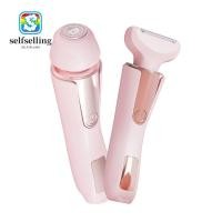 ราคา ตัวเอง อุปกรณ์กําจัดขน, ที่กันจอนบิกินี่ 3-ใน-1 แบบเปลี่ยนได้, แบบพกพาพร้อมจอแสดงผล จอแอลซีดี เครื่องกําจัดขนสองหัวไฟฟ้าสําหรับผ (46551097741)